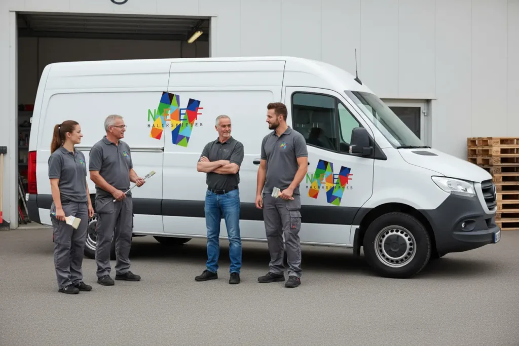 maler neef mit team - Fenster & Türen Dressen Aachen